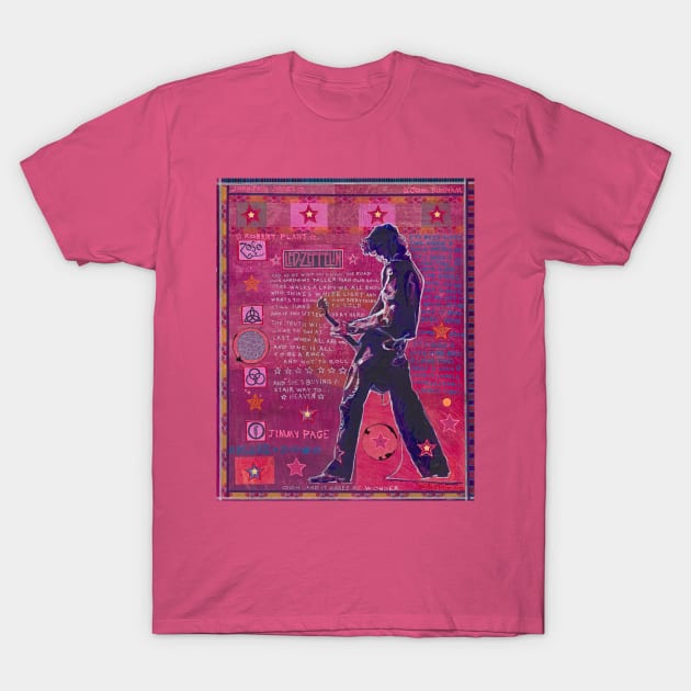 Rock and Roll in Pink T-Shirt by Raybomusic01